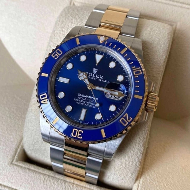 Submariner Date golden blue bicolor