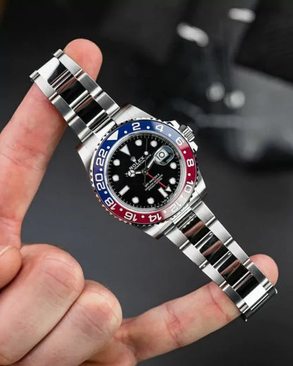 GMT Master II red blue