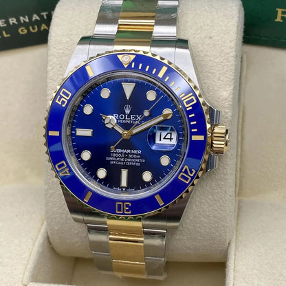 Submariner Date golden blue bicolor