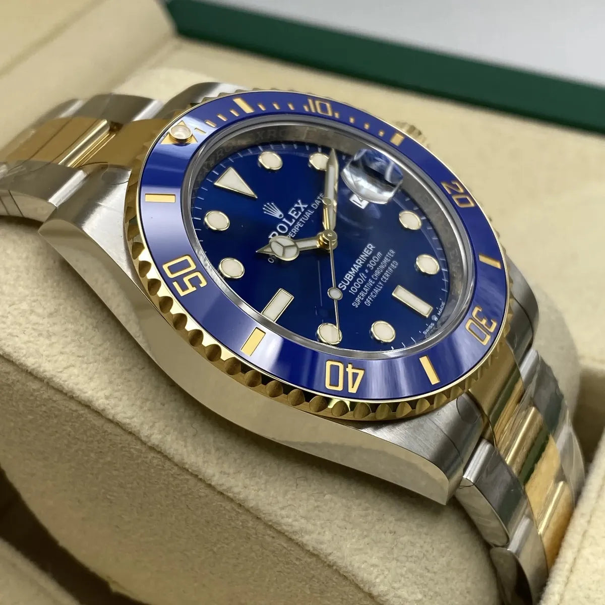 Submariner Date golden blue bicolor