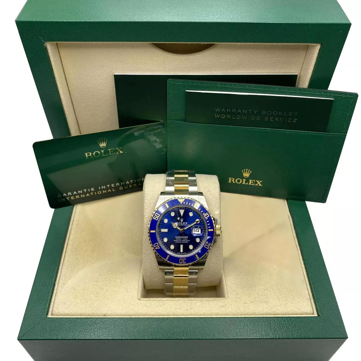 Submariner Date golden blue bicolor