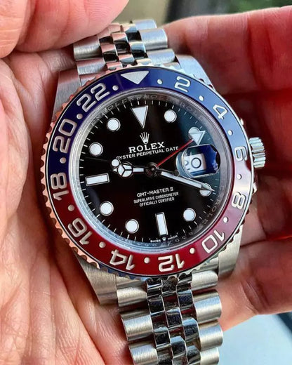 GMT Master II red blue